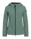 Peuterey Woman Jacket Green Size 6 Polyamide, Polyester, Elastane