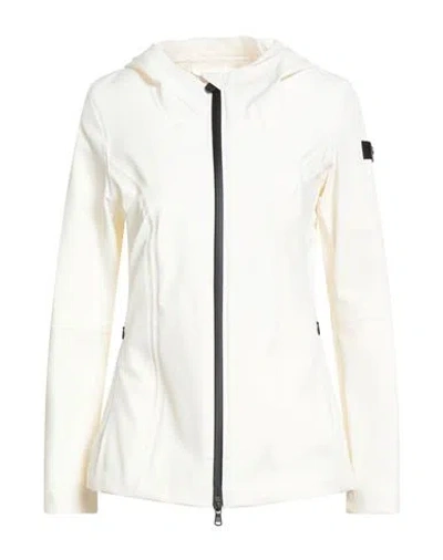 Peuterey Woman Jacket Ivory Size 10 Polyamide, Polyester, Elastane In White