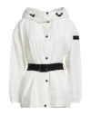 Peuterey Woman Jacket Ivory Size 6 Cotton, Polyamide In White