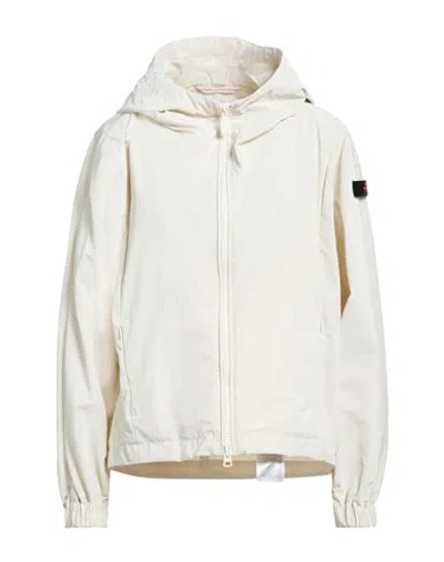 Peuterey Woman Jacket Ivory Size 6 Polyamide In White