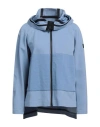 Peuterey Woman Jacket Light Blue Size 6 Polyamide
