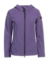 Peuterey Woman Jacket Purple Size 12 Polyamide, Polyester, Elastane
