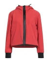 Peuterey Woman Jacket Red Size 6 Polyamide, Polyester, Elastane