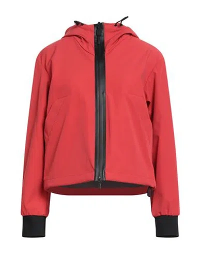 Peuterey Woman Jacket Red Size 6 Polyamide, Polyester, Elastane