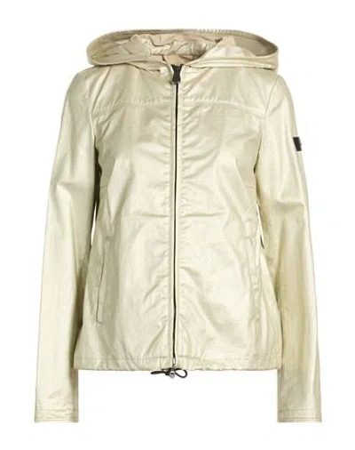 Peuterey Woman Jacket Sand Size 4 Cotton In Neutral
