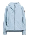 Peuterey Woman Jacket Sky Blue Size 8 Polyamide
