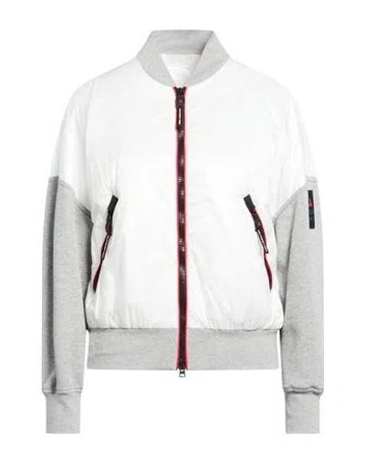 Peuterey Woman Jacket White Size Xl Polyamide, Cotton
