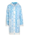Peuterey Woman Overcoat & Trench Coat Azure Size 8 Polyurethane, Polyester