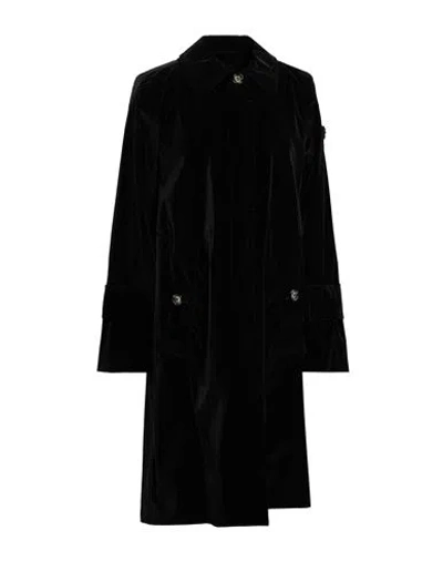 Peuterey Woman Overcoat & Trench Coat Black Size 12 Polyurethane, Polyamide