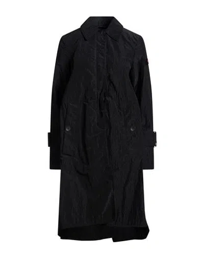 Peuterey Woman Overcoat & Trench Coat Black Size 14 Polyamide