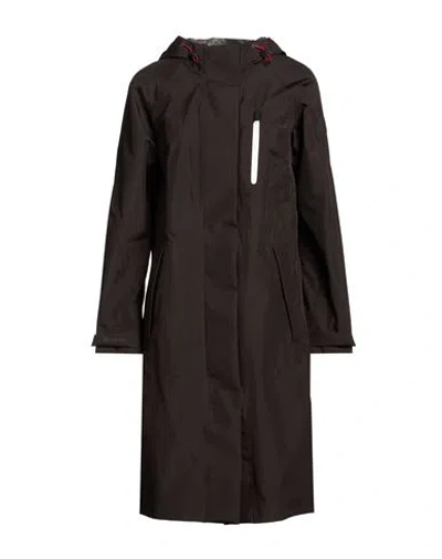 Peuterey Woman Overcoat & Trench Coat Black Size 4 Polyester, Polyamide, Elastane