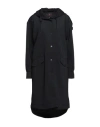 Peuterey Woman Overcoat & Trench Coat Black Size 8 Polyester, Elastane