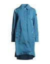 Peuterey Woman Overcoat & Trench Coat Blue Size 10 Polyamide In Blue