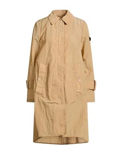 Peuterey Woman Overcoat & Trench Coat Camel Size 12 Polyamide In Neutral