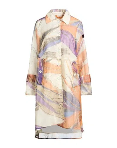 Peuterey Woman Overcoat & Trench Coat Cream Size 6 Polyamide In White