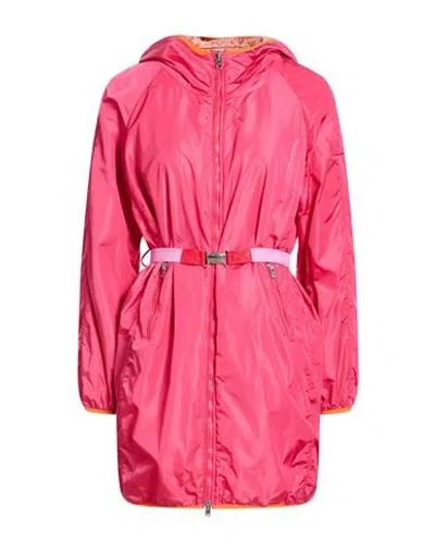 Peuterey Woman Overcoat & Trench Coat Fuchsia Size 4 Polyamide In Pink