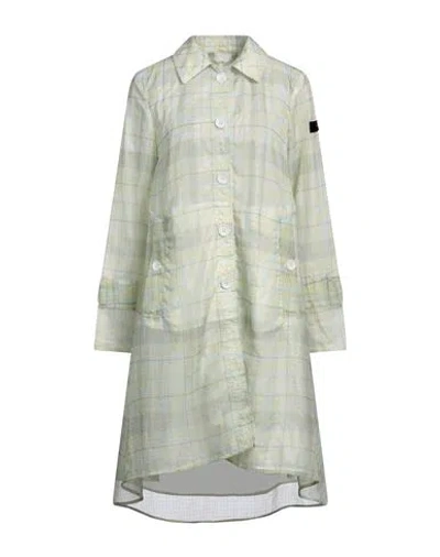 Peuterey Woman Overcoat & Trench Coat Light Green Size 6 Polyamide