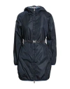 Peuterey Woman Overcoat & Trench Coat Midnight Blue Size 6 Polyamide
