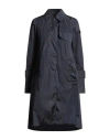 Peuterey Woman Overcoat & Trench Coat Navy Size 12 Polyamide In Blue