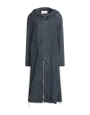 Peuterey Woman Overcoat & Trench Coat Navy Size 8 Polyester In Blue
