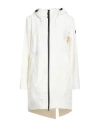 Peuterey Woman Overcoat & Trench Coat Off White Size 8 Polyamide, Polyester, Elastane In Neutral