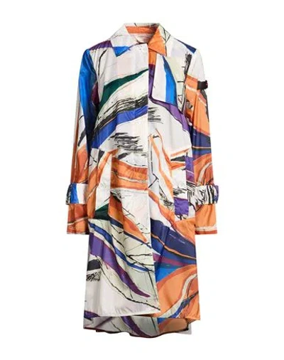 Peuterey Woman Overcoat & Trench Coat White Size 6 Polyester