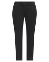 Peuterey Woman Pants Black Size 8 Cotton, Elastane
