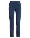 Peuterey Woman Pants Navy Size 2 Cotton, Elastane In Blue