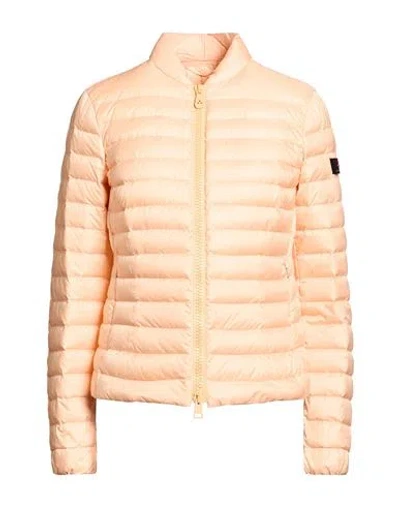Peuterey Woman Puffer Apricot Size 10 Polyester In Neutral
