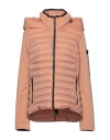 Peuterey Woman Puffer Apricot Size 12 Polyamide, Elastane In Pink