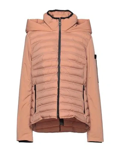Peuterey Woman Puffer Apricot Size 12 Polyamide, Elastane In Pink