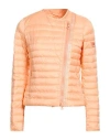 Peuterey Woman Puffer Apricot Size 8 Polyester In Orange