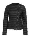 Peuterey Woman Puffer Midnight Blue Size 10 Polyester In Black