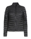 Peuterey Woman Puffer Midnight Blue Size 10 Polyester In Black