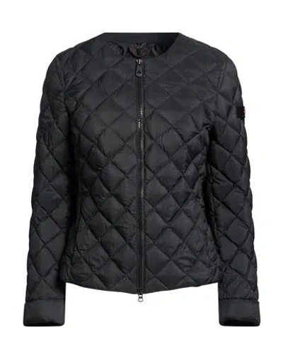 Peuterey Woman Puffer Black Size 6 Polyamide