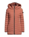 Peuterey Woman Puffer Brick Size 4 Polyamide, Elastane
