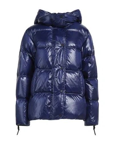 Peuterey Woman Puffer Bright Blue Size 10 Polyamide