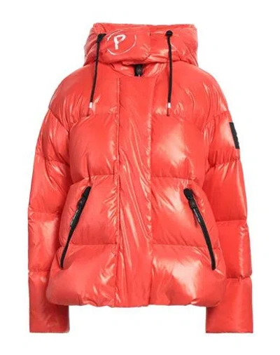 Peuterey Woman Puffer Coral Size M Polyamide