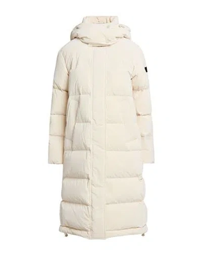 Peuterey Woman Puffer Cream Size 4 Polyamide In White