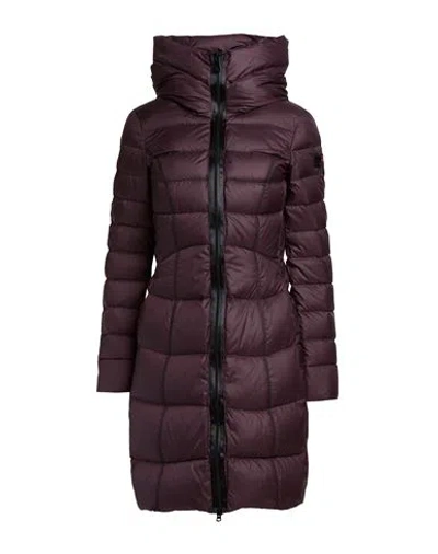 Peuterey Woman Puffer Garnet Size 6 Polyester In Burgundy
