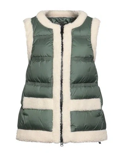 Peuterey Woman Puffer Green Size 6 Polyester