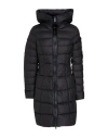 Peuterey Woman Puffer Gunmetal Size 2 Polyester In Black