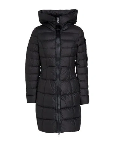 Peuterey Woman Puffer Gunmetal Size 2 Polyester In Black