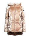Peuterey Woman Puffer Light Brown Size 10 Polyamide, Wool, Acrylic In Neutral