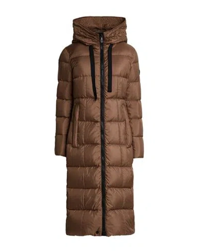 Peuterey Woman Puffer Light Brown Size 4 Polyester