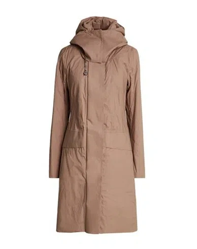 Peuterey Woman Puffer Light Brown Size 6 Cotton In White