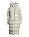 Peuterey Woman Puffer Light Green Size 10 Polyamide In White