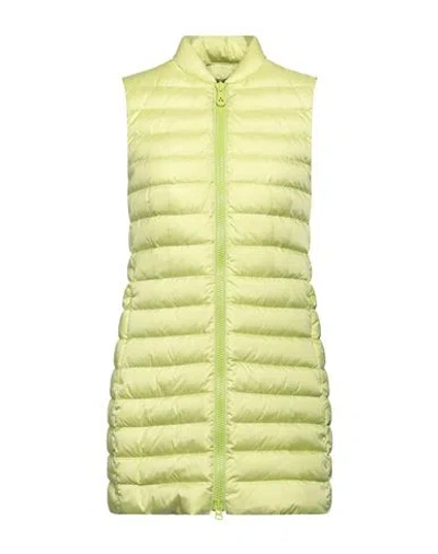 Peuterey Woman Puffer Light Green Size 6 Polyester