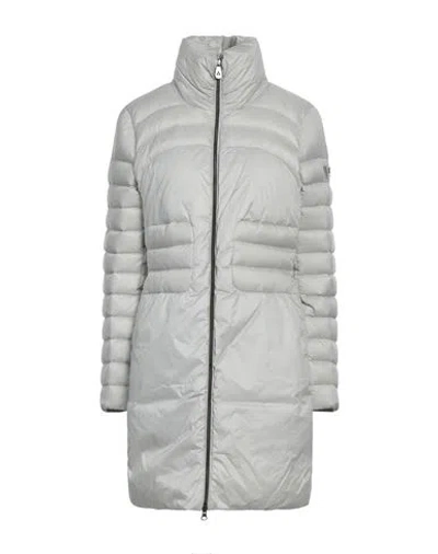 Peuterey Woman Down Jacket Light Grey Size 10 Polyester