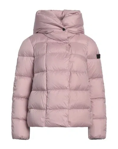 PEUTEREY PEUTEREY WOMAN PUFFER LIGHT PINK SIZE 12 POLYESTER